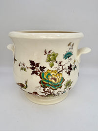 Mason’s Ironstone Formosa collection with vintage dishes and planter from Nadia’s Choice