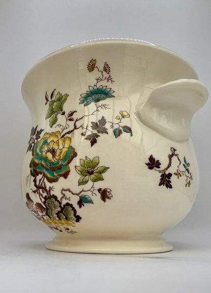 Mason’s Ironstone Formosa collection with vintage dishes and planter from Nadia’s Choice