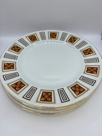 Wood & Sons Alpine White 10‑piece dinner service with tureen, oval platter and gravy dish