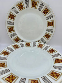 Wood & Sons Alpine White 10‑piece dinner service with tureen, oval platter and gravy dish