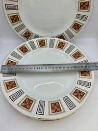 Wood & Sons Alpine White 10‑piece dinner service with tureen, oval platter and gravy dish