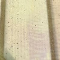 Close-up of original mirror plate with light foxing