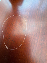 Marks shown on the wood