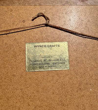 Wynco Crafts label on a brown background