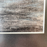 Signature of M. Wilson on a textured surface