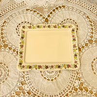 Vintage Masons Madrigal lidded cheese dish in ceramic pottery design