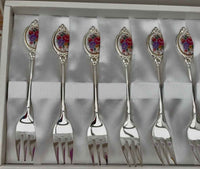 Royal County Meadow Silver-Plated Collection | Pastry Forks and Spoons sets