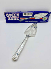 Vintage Silver Plate Cake Slice Server by Mayell Queen Anne England