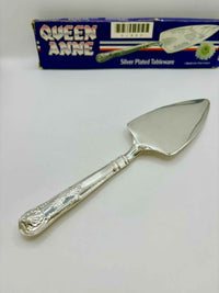 Vintage Silver Plate Cake Slice Server by Mayell Queen Anne England