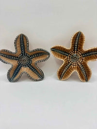 Vintage Pair of Collectible Wade Starfish Porcelain Trinket Dishes