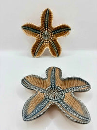 Vintage Pair of Collectible Wade Starfish Porcelain Trinket Dishes