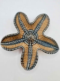 Vintage Pair of Collectible Wade Starfish Porcelain Trinket Dishes