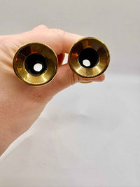 Antique Brass Victorian Small Pair of Collectible Candlestick Holders