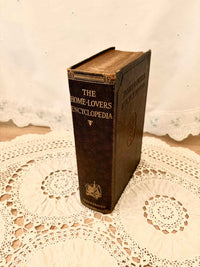 Antique Household Guide Book 1930s | The Home-Lovers Encyclopedia