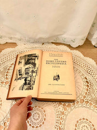 Antique Household Guide Book 1930s | The Home-Lovers Encyclopedia