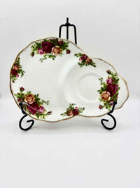 Royal Albert Old Country Roses Snack Set Vintage 1960 Plates