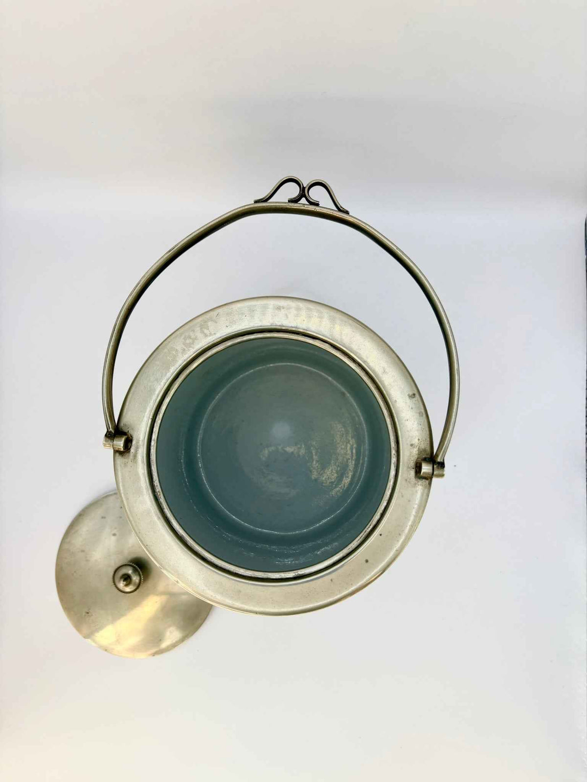 Antique Wedgwood Blue Jasper Ware Biscuit Lidded Barrel Marked EPNS