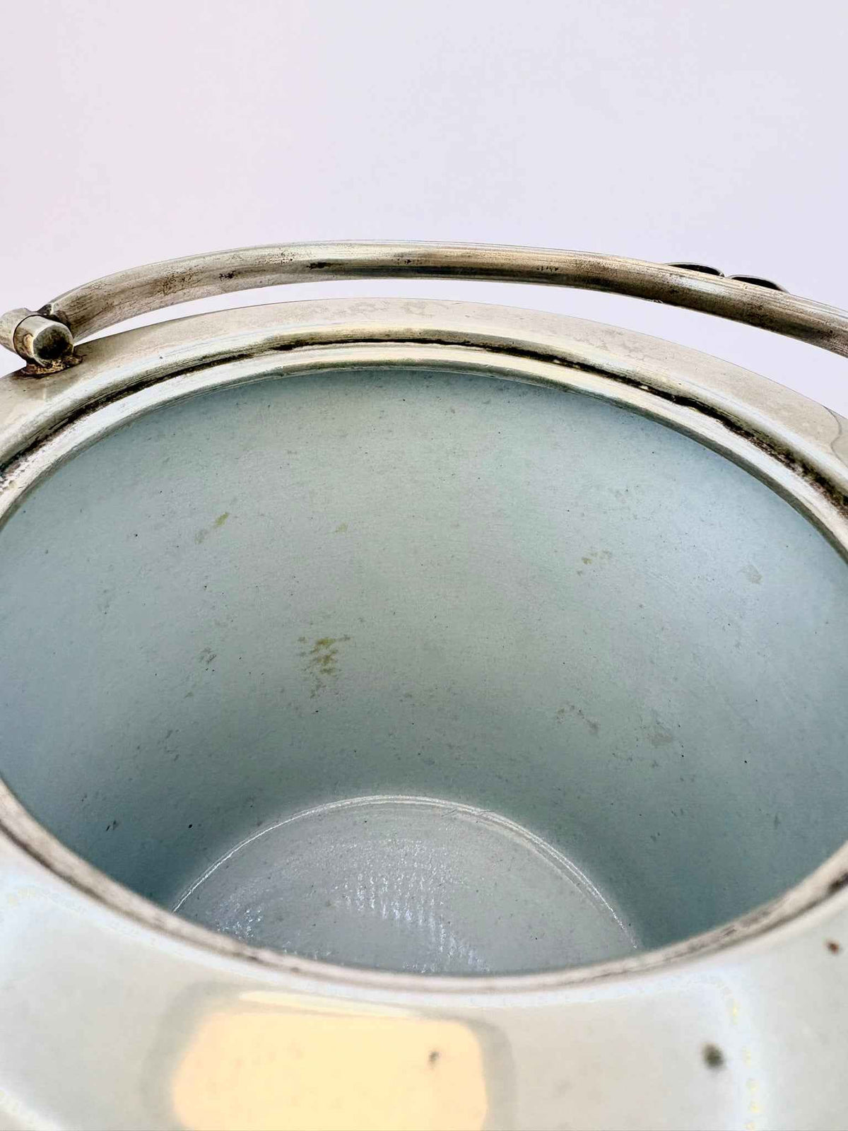 Antique Wedgwood Blue Jasper Ware Biscuit Lidded Barrel Marked EPNS