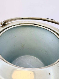 Antique Wedgwood Blue Jasper Ware Biscuit Lidded Barrel Marked EPNS