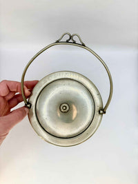 Antique Wedgwood Blue Jasper Ware Biscuit Lidded Barrel Marked EPNS