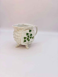 Vintage Victoria Czechoslovakia Iridescent Shell Lusterware Creamer