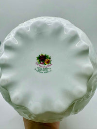 Royal Albert Old Country Roses Large Planter Flower Pot Gold Trim