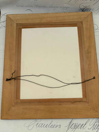 Vintage Hummel Style Cross Stitch Girl and Boy Framed Embroidery