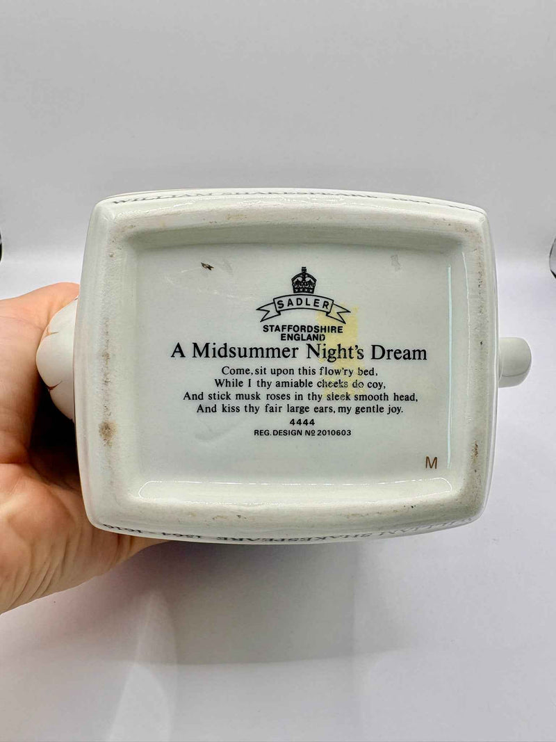 Vintage Sadler William Shakespeare A Midsummer Nights' Dream Teapot Collectible