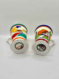 Pair of Art Deco Style Wren Bone China Mugs – Home Sweet Home Design