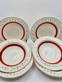 Wood & Sons England Cereal and Salad Bowls Set of 6