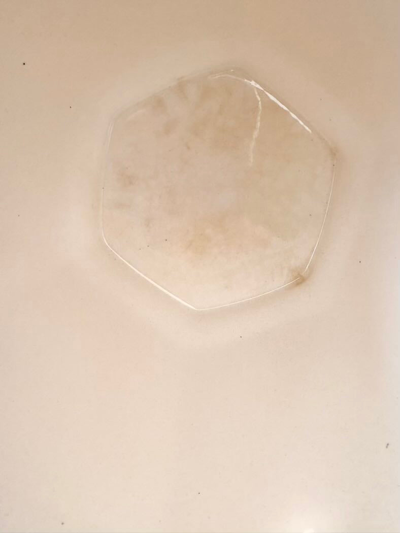 Stamp on a beige background