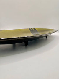 Studio Art Pottery Dish on a white paper