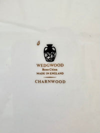 Wedgwood bone china logo and text on a white background