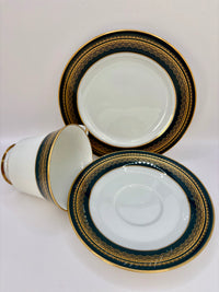 Vintage Noritake Coventry Legacy green tea set 18-piece