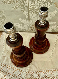 Pair of Scottish candlestick holders from 1930s