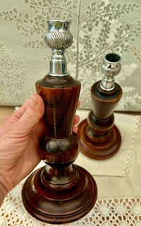 Pair of Scottish candlestick holders from 1930s