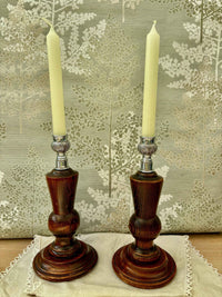 Pair of Scottish candlestick holders from 1930s