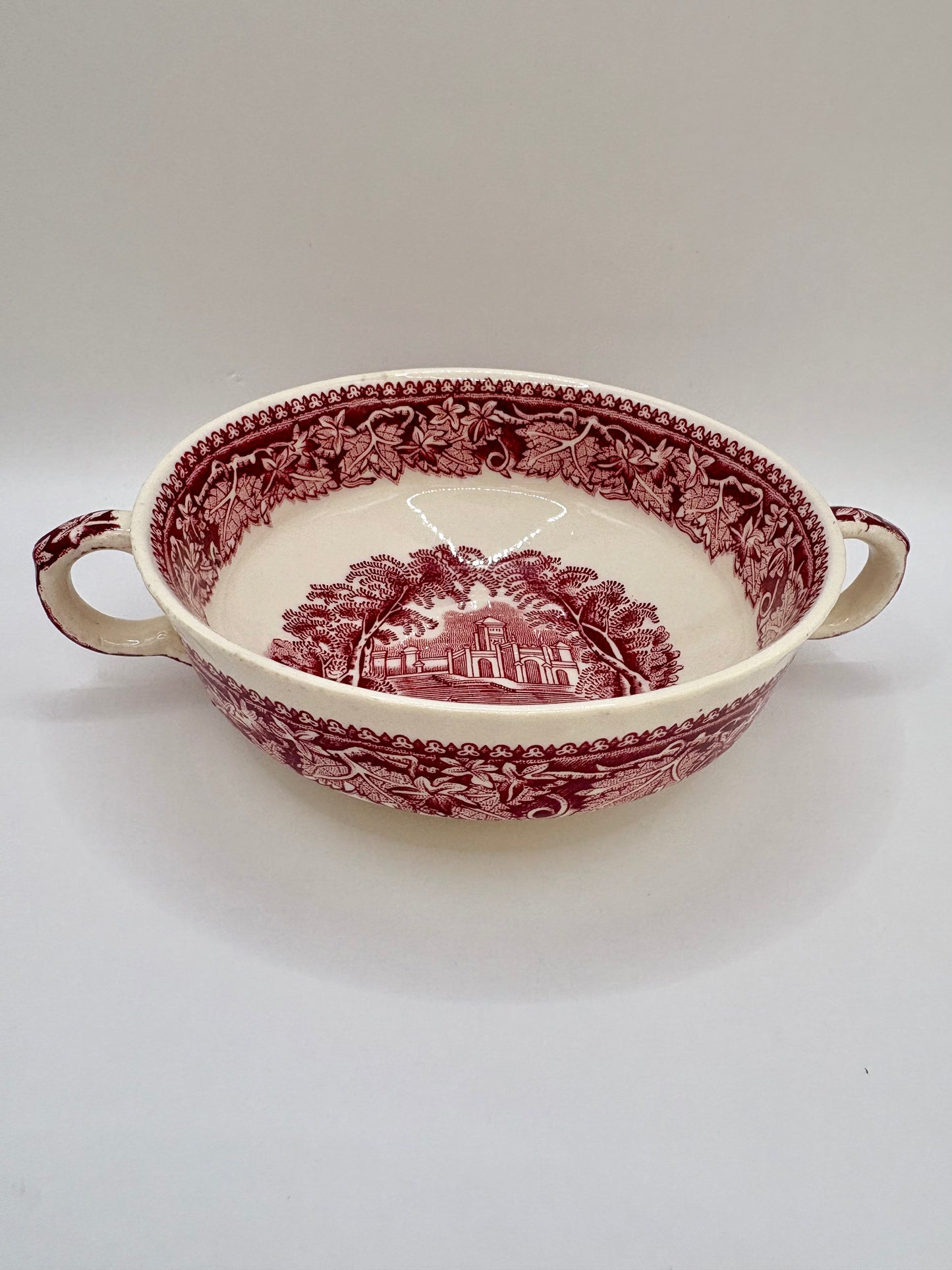 Rare Antique Mason's Pink Vista Ironstone 4