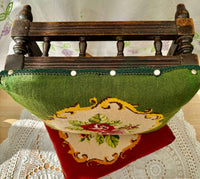 Vintage Antique Victorian Footstool From Early 1900s