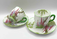 Rare Vintage Tea Set 2 Cups With 2 Sauces | Royal Albert
