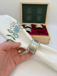 Silver Napkin Rings Set | Selangor Pewter