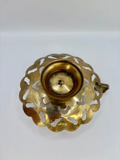 Vintage Brass Candle Holder 5
