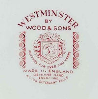 Vintage English Plate By Wood & Sons Vintage Westminster Plate From 1960s