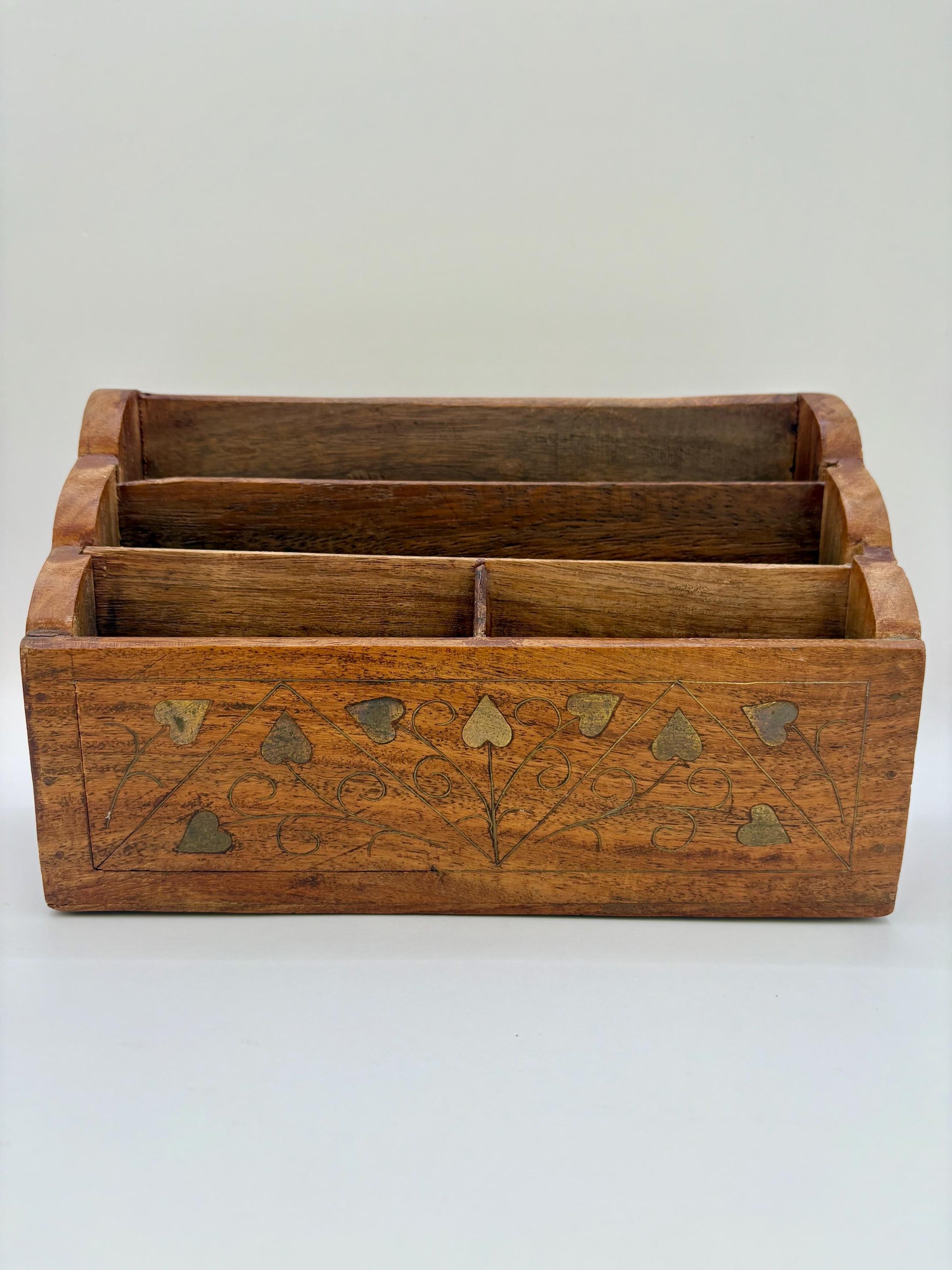 Vintage Wooden Letter Rack5