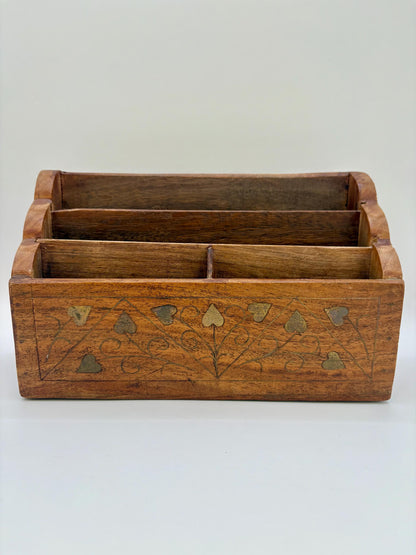 Vintage Wooden Letter Rack5