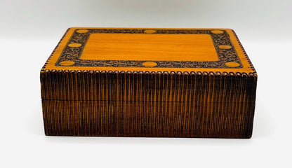 Vintage Wooden Trinket Box For Jewellery1