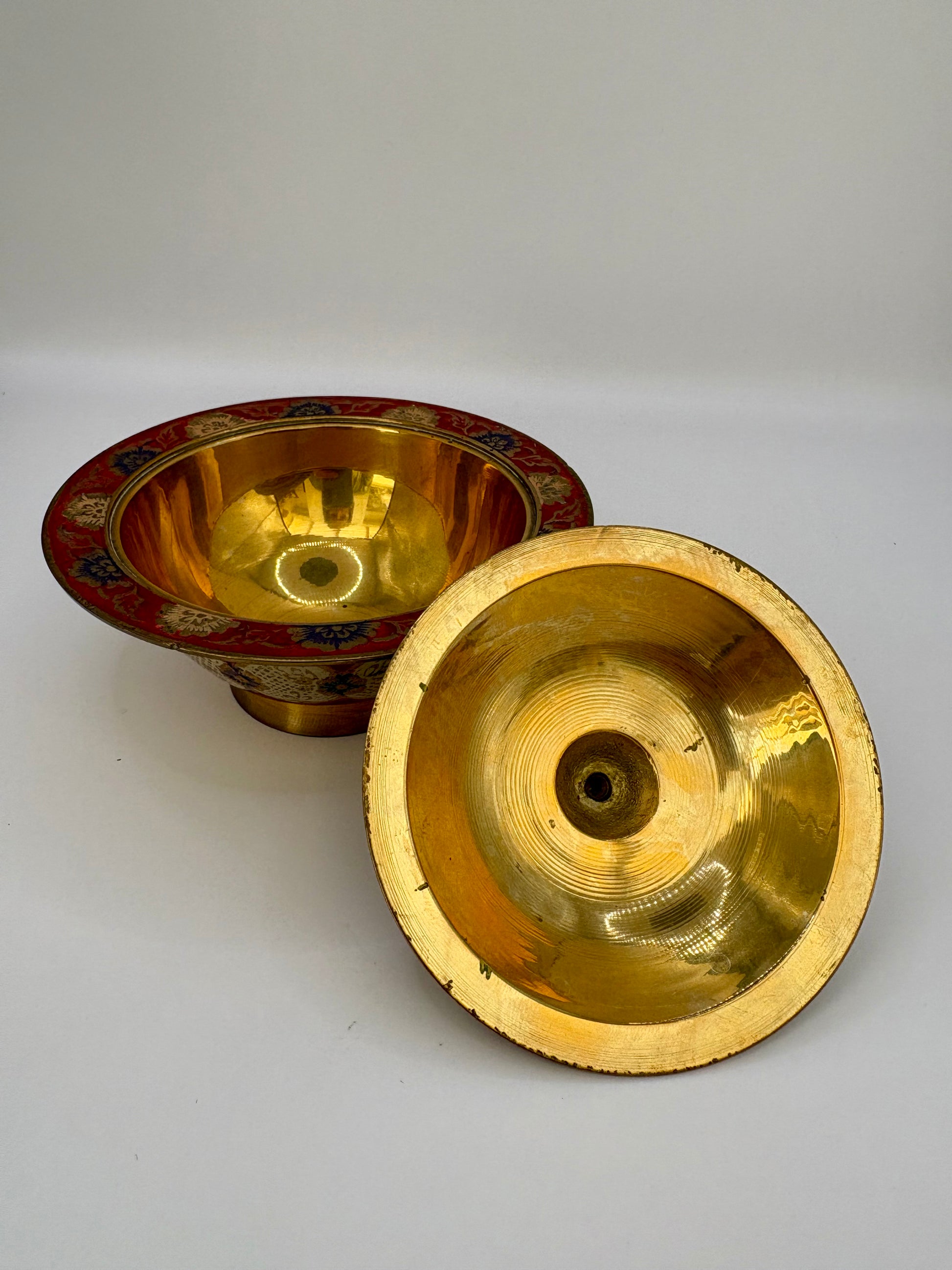 Vintage brass bowl 4