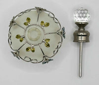 Vintage Perfume Bottle Made From Frosted Glass