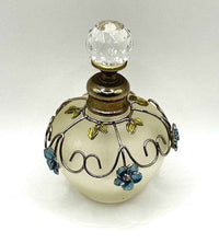 Vintage Perfume Bottle Made From Frosted Glass