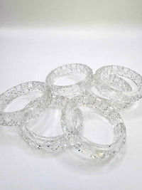 Set Of Premium Crystal Napkin Rings